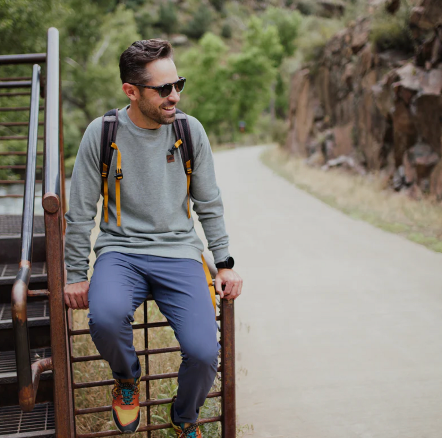 Powell Fleece Crew - Pine