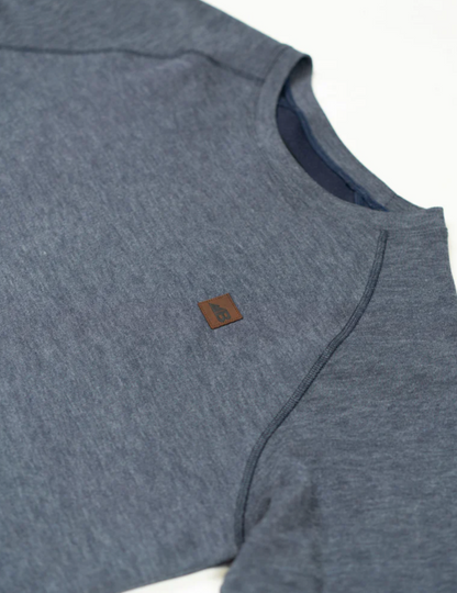 Powell Fleece Crew - Heather Midnight