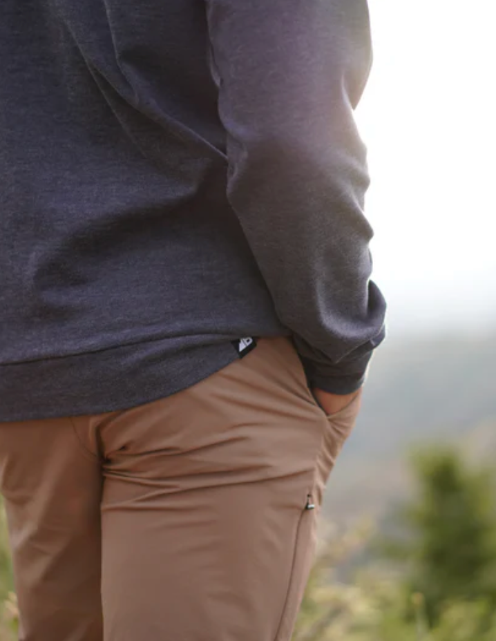 Powell Fleece Crew - Heather Midnight