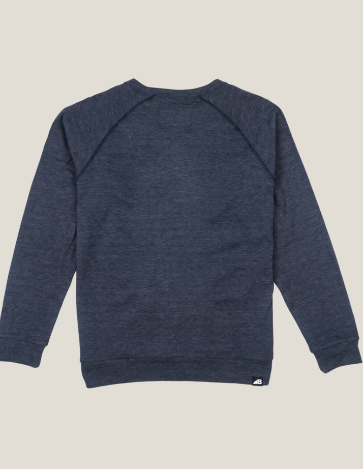Powell Fleece Crew - Heather Midnight