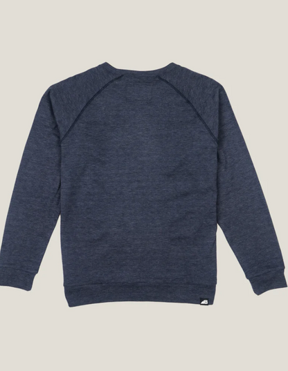 Powell Fleece Crew - Heather Midnight