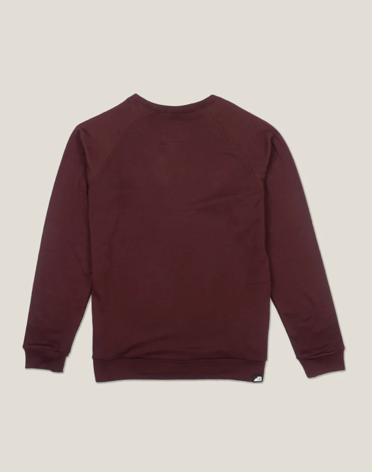 Powell Fleece Crew - Maroon