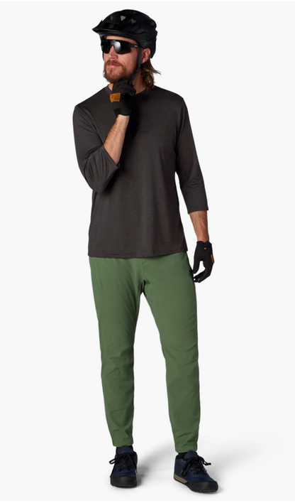 Flylow Mens Nash 3/4 Shirt Black