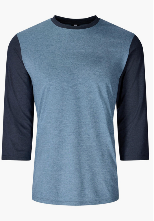 Flylow Mens Nash 3/4 Shirt Ocean/Night