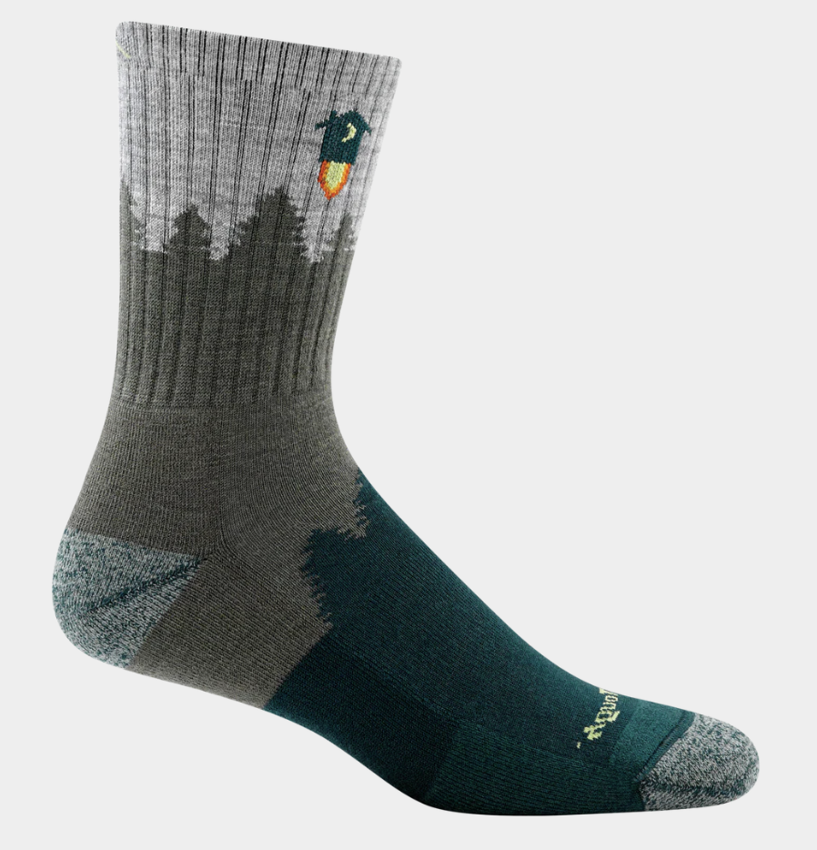 Darn Tough Men's Number 2 Micro Crew Midweight Hiking Socks