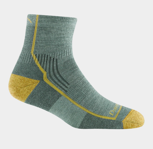 Darn Tough Women's Sage Hiker Quarter Midweight Hiking Socks