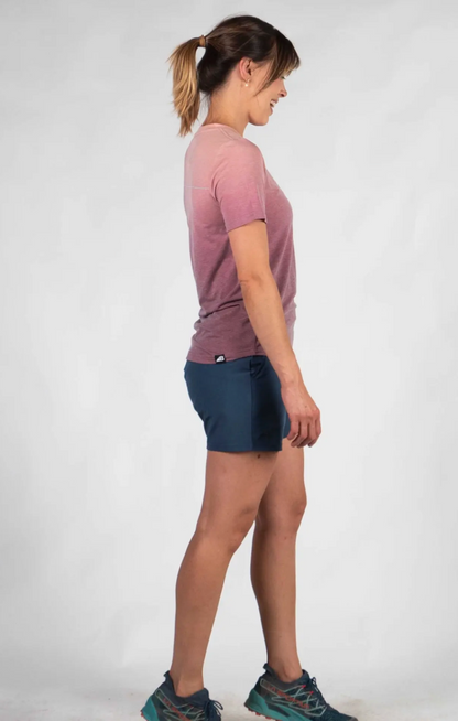 Belong Designs Traverse Tek Tee Lone Peak Red