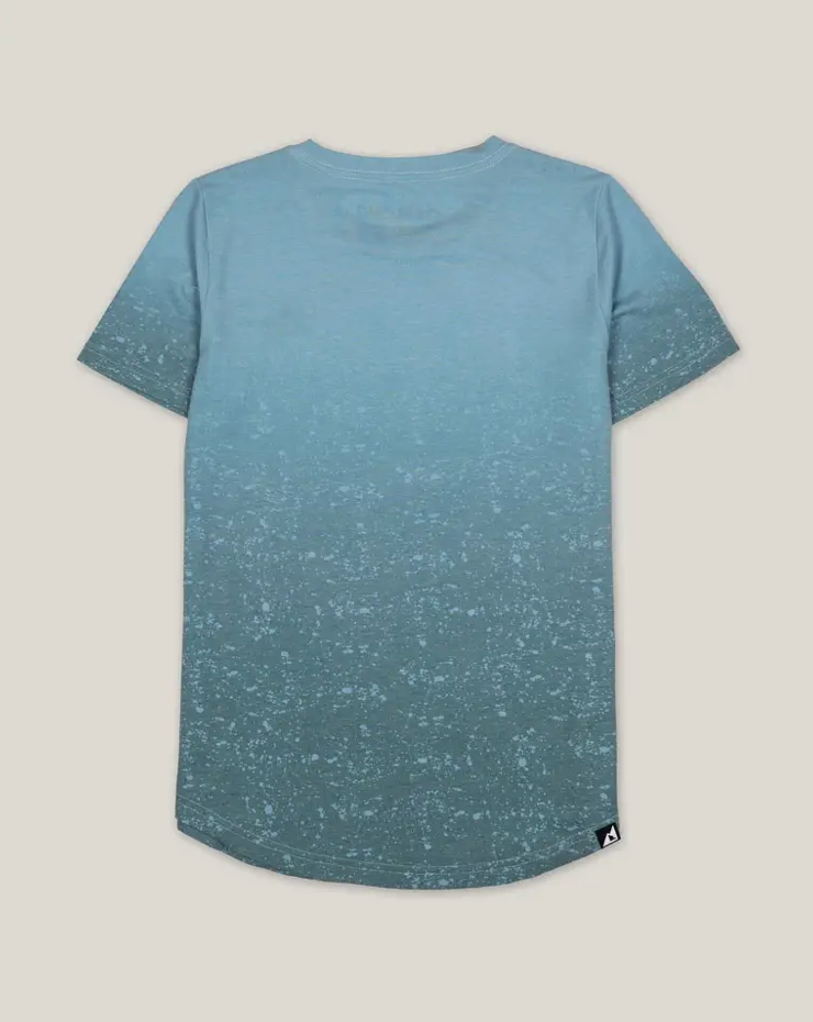 Belong Designs Woman's Tek Tee Blue Loam