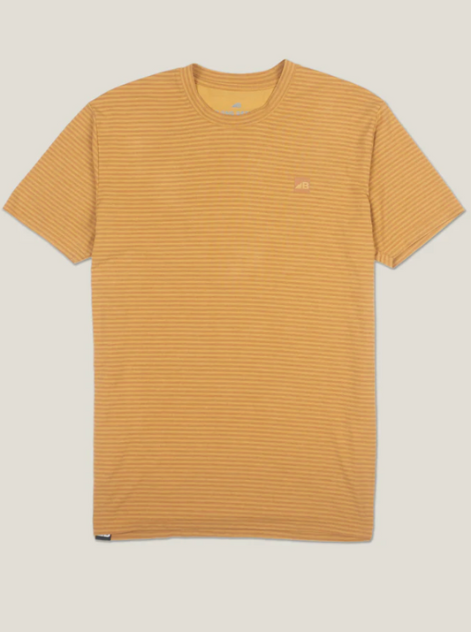 Belong Designs Men's Core Traverse Tek Tee Gold Ridgeline
