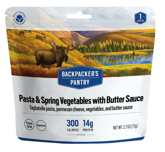 Backpackers Pantry- Pasta and Spring Vegetables with Butter Sauce