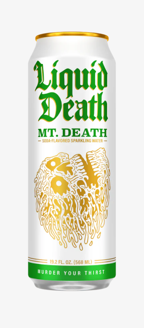 Liquid Death- Mt. Death Soda Flavored Water