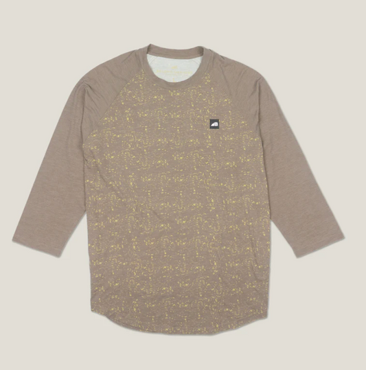 Belong Designs Traverse Tek 3/4 sleeve Tee Brown Loam