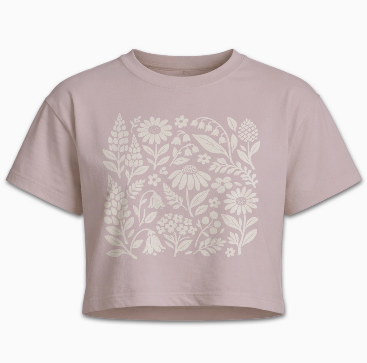 Neutral Wildflower Tee