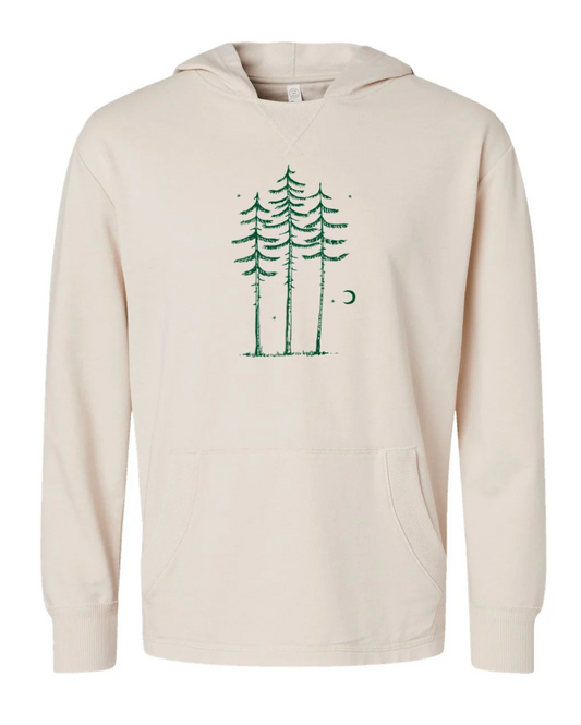 Three Trees Adult Vintage Wash Hoodie