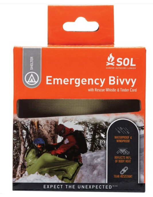 SOL EMERGENCY BIVVY AND BLANKETS