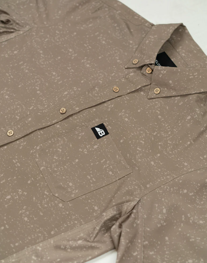 Vista Button Down - Brown Loam