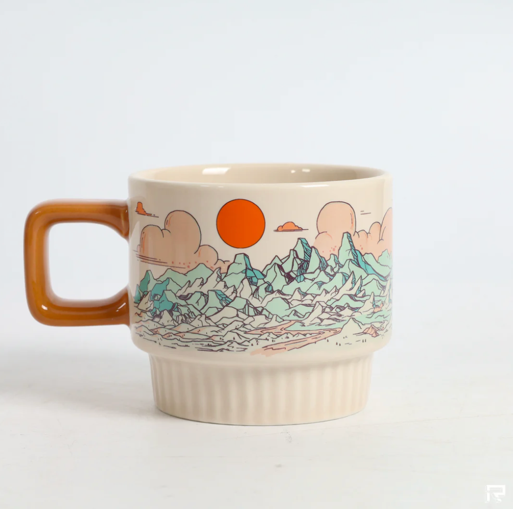 Mountain of Time Ceramic Mug