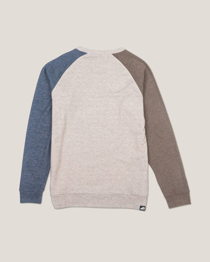 Men's Powell Fleece Crewneck - Brown & Oak