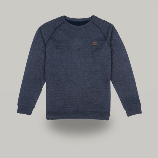 Powell Fleece Crew - Heather Midnight