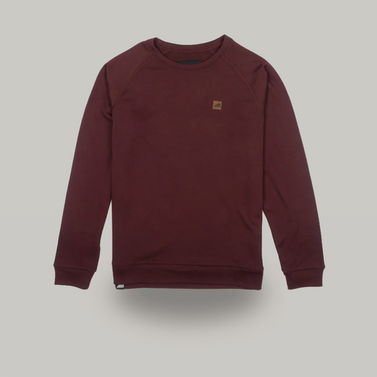 Powell Fleece Crew - Maroon