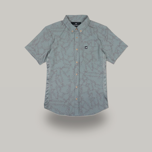 Vista Button Down - Piney Green