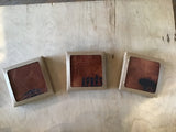 Bison Leather Coasters