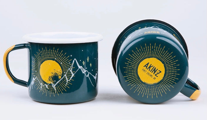 Mountain View Enamel Mug